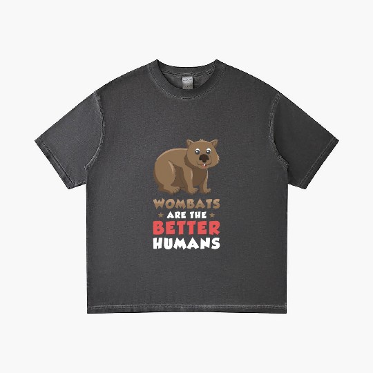Wombat Australian Animal Lover Gradient T Shirts
