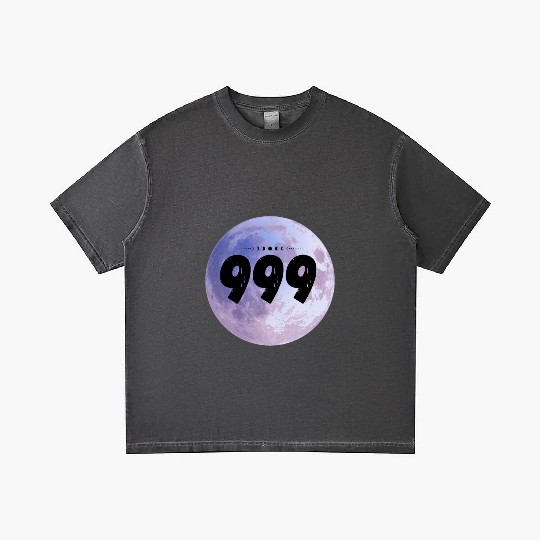 Purple Moon Angel Numbers 999 Gradient T Shirts