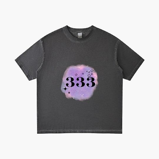 Angel Number 333 Numerology Purple Gradient T Shirts