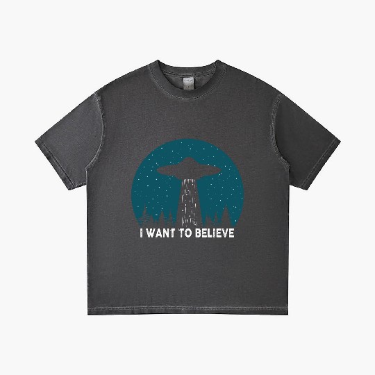 I Want To Believe World Ufo Day Gradient T Shirts