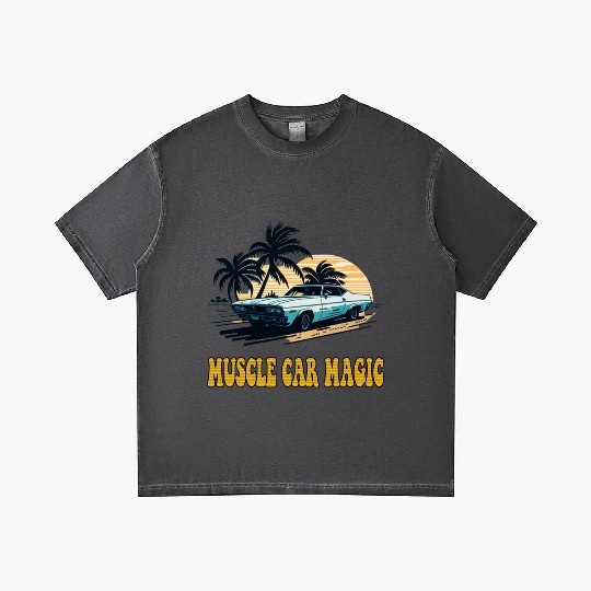 Muscle Car Magic Gradient T Shirts