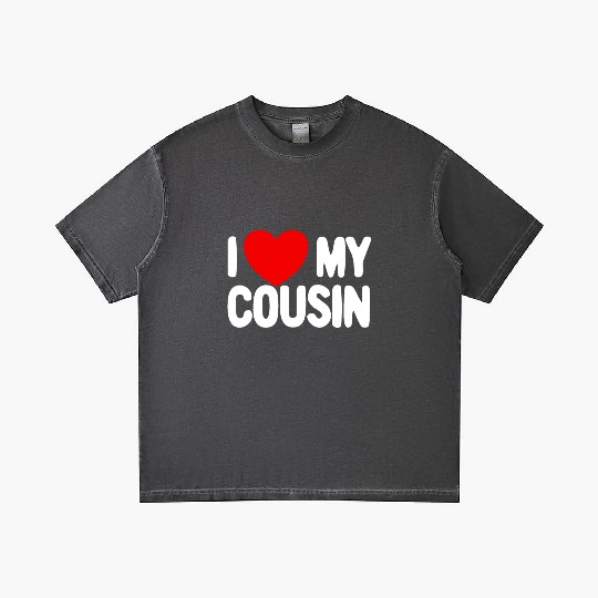 I Love My Cousin Red Heart Redneck Love My Cousin Gradient T Shirts