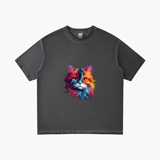 Persian Cat Living Atmosphere Gradient T Shirts