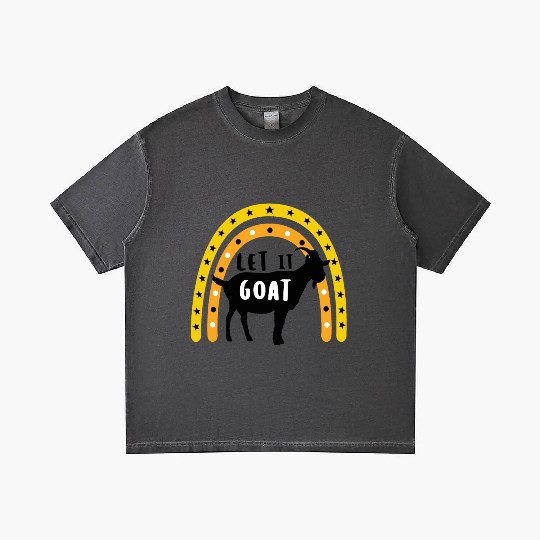 Happy goat, Farm Animal Lover Gradient T Shirts