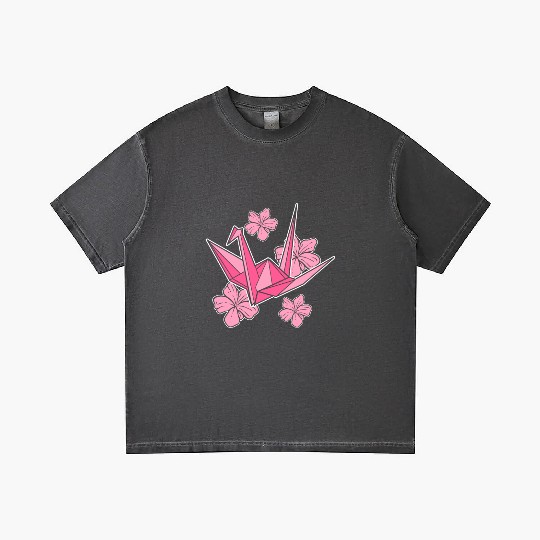Sakura Origami Artisan Gradient T Shirts