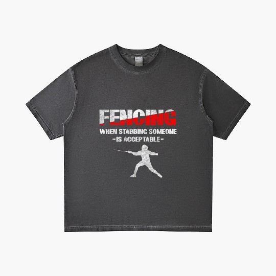 Fencer Fight Sport Fencing Tradition Gradient T Shirts