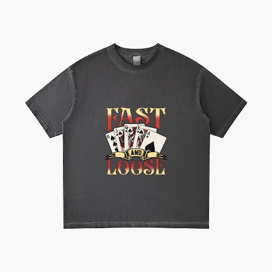 Classic Blackjack Fast And Loose Casino Card Game Gradient T Shirts