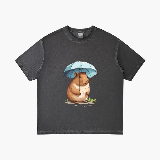 Capybara In Nature Gradient T Shirts