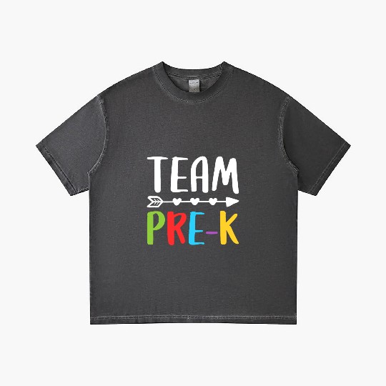 Team Pre-K, Teacher Back To School Gradient T Shirts