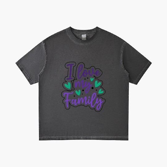 I Love My Family Sayings Reunion Relatives Gradient T Shirts