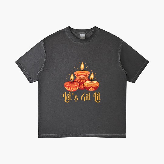 Happy Diwali Diwali Festival Indian Hindu Hinduism Gradient T Shirts