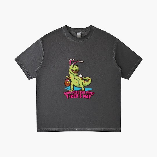 Easter T-rex Dinosaur Easter Funny T-rex Easter Gradient T Shirts