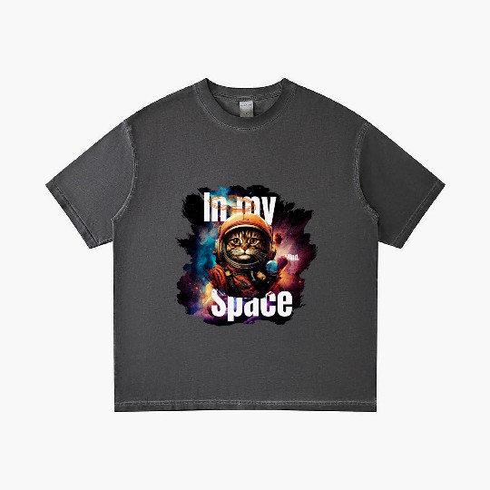 In my Mind Space Cat Astronaut Animal Pet Lover Gradient T Shirts