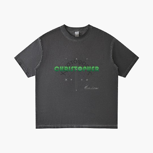 Christopher green design - Greek Origin & bitcoin Gradient T Shirts