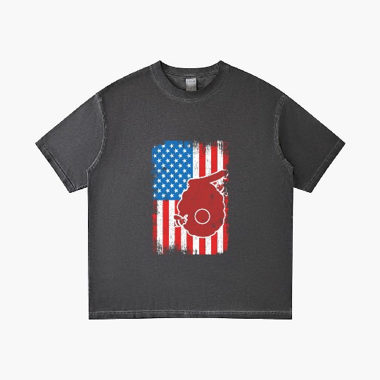 Patriotic US Beekeeper Gradient T Shirts