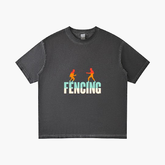 Fencing Gradient T Shirts