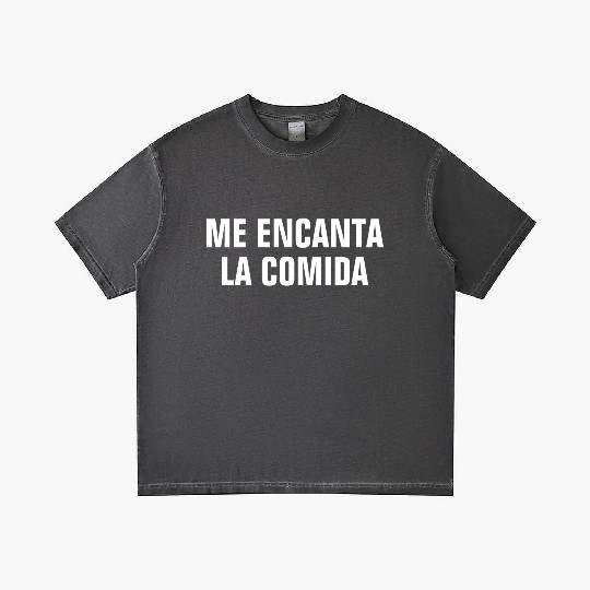 Me Encanta La Comida I Love Food In Spanish Gradient T Shirts
