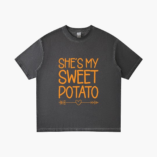 She s My Sweet Potato Yes I Yam Thanksgiving Gift Gradient T Shirts