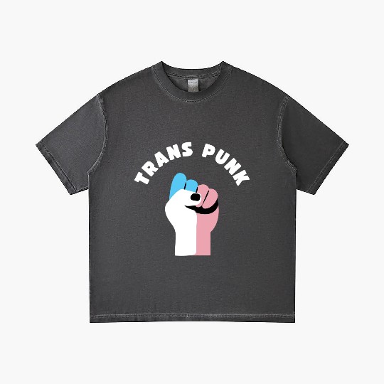 Trans Punk Transgender Pride Gradient T Shirts