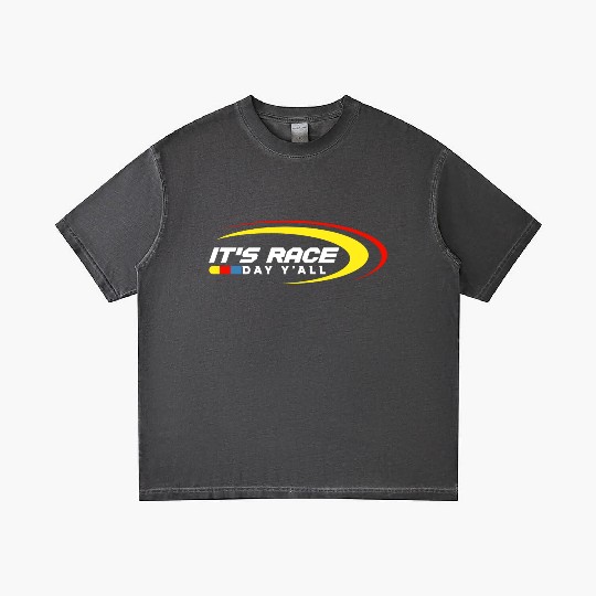 It s Race Day Y all Funny Racing Drag Gradient T Shirts