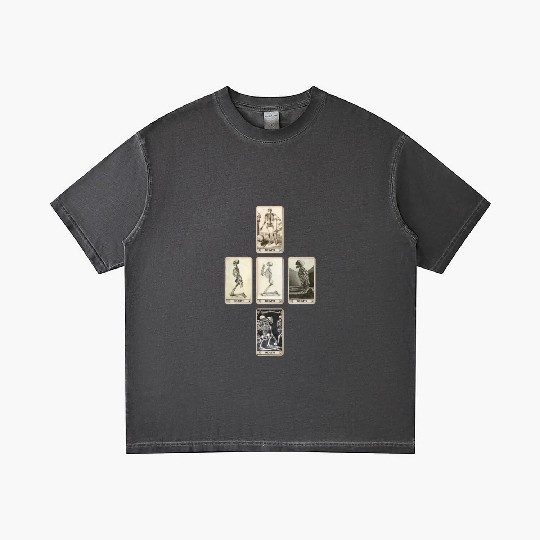 Death Card Gradient T Shirts