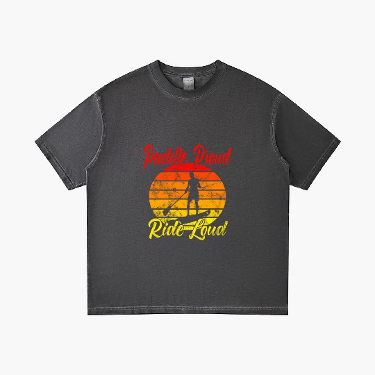 Paddle Proud Ride Loud Gradient T Shirts