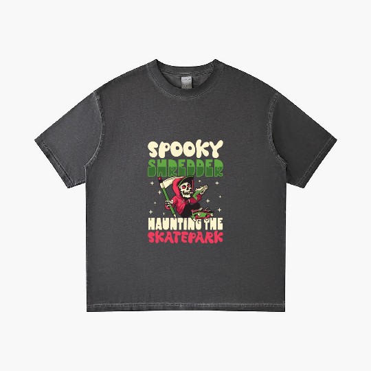 Spooky Horror Skateboarder Halloween Skateboarding Gradient T Shirts