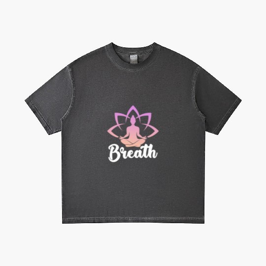 Breath Yoga Meditation Gradient T Shirts