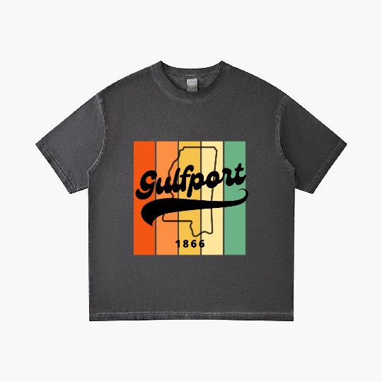 Gulfport Mississippi 1866 Gradient T Shirts