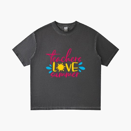 Teacher Love Summer Gradient T Shirts