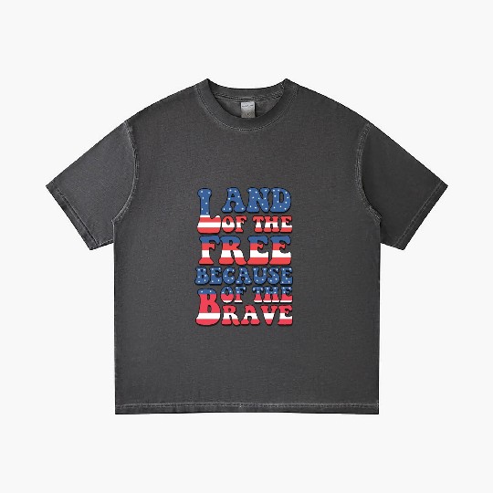 Land of the free Gradient T Shirts