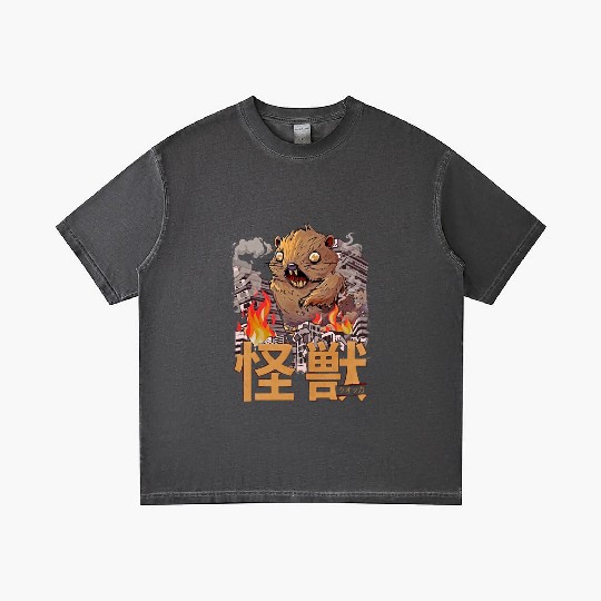 Kaiju Quokka Japanese Anime Monster Gradient T Shirts