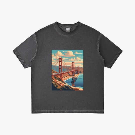 Golden Gate Bridge California Gradient T Shirts Gradient T Shirts, Golden