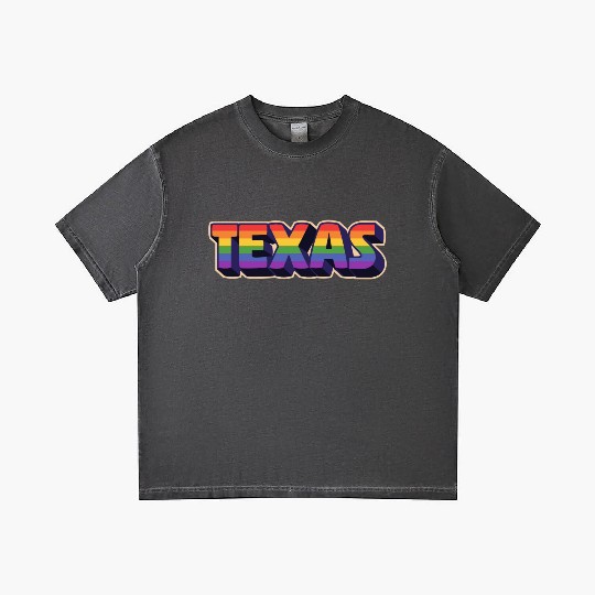 Texas Rainbow Pride Design for proud LGBT+ Texans Gradient T Shirts