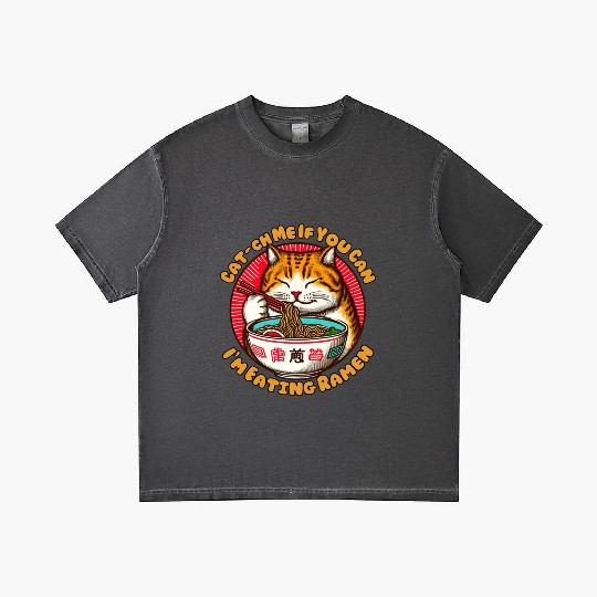 I'm eating Ramen Japanese cat Gradient T Shirts