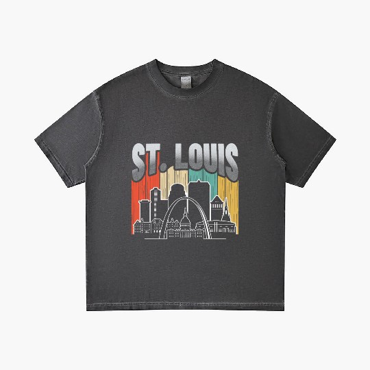 St. Louis Missouri Vintage Gradient T Shirts