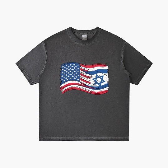 USA Israel flag! We stand with Israel! Gradient T Shirts