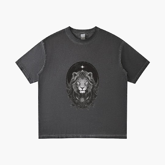 Leo Zodiac Sign Astrology - Cosmic Lion Gradient T Shirts