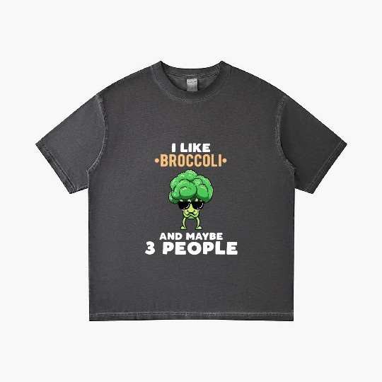 I Like Broccoli And Maybe 3 People Vegetable Gradient T Shirts