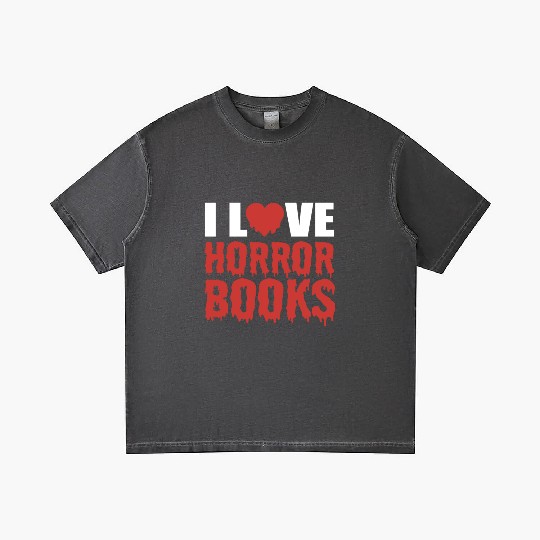 Horror Book Lover Ghost Hunter Gradient T Shirts