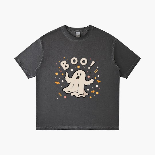 Halloween Cute Ghost Funny Boot Scootin Spooky Gradient T Shirts