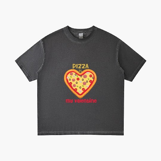 PIZZA IS MY VALENTINE Gradient T Shirts