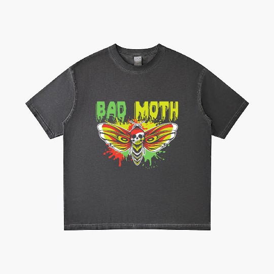 Bad moth | fancy skull colored moth art Gradient T Shirts