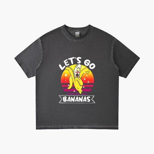 Let's Go Bananas Fruit Lover Funny Banana Gradient T Shirts