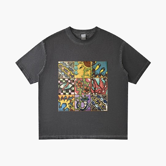 Hand painted wooden squares art by KateToxin Gradient T Shirts