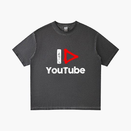 I love YouTube Gradient T Shirts