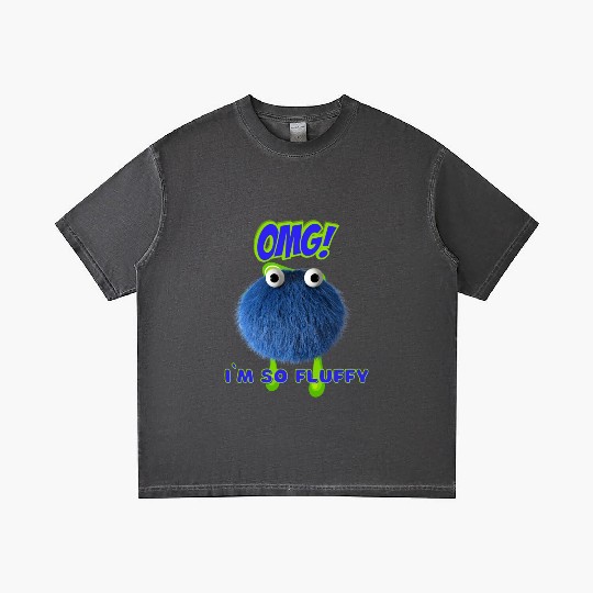 OMG Im So Fluffy, Cute Furry monster. Gradient T Shirts