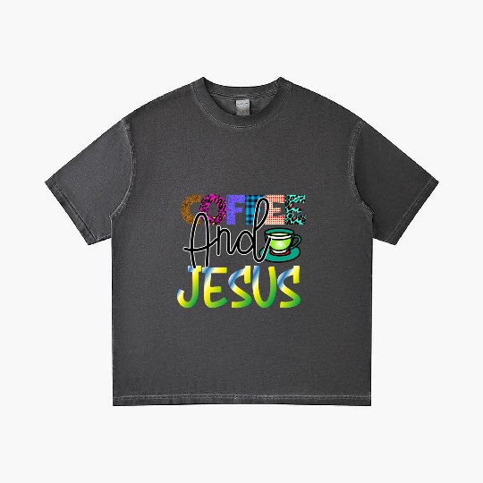 Coffee And Jesus Gradient T Shirts