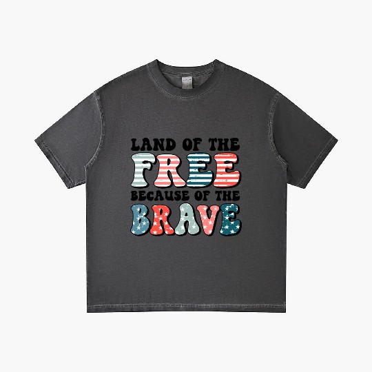 Land of the free Gradient T Shirts
