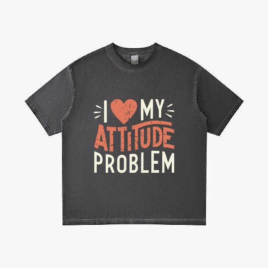 I heart my attitude problem Gradient T Shirts